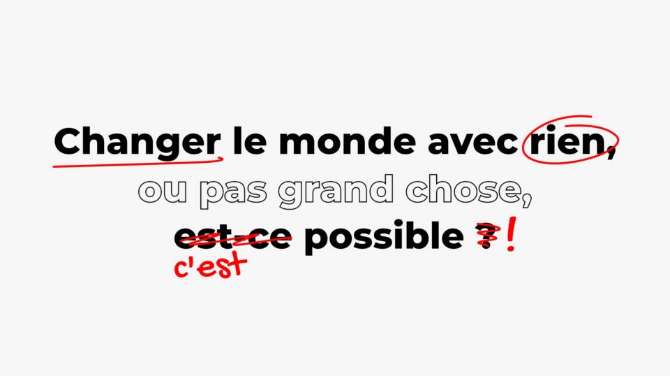 blog – changer le monde