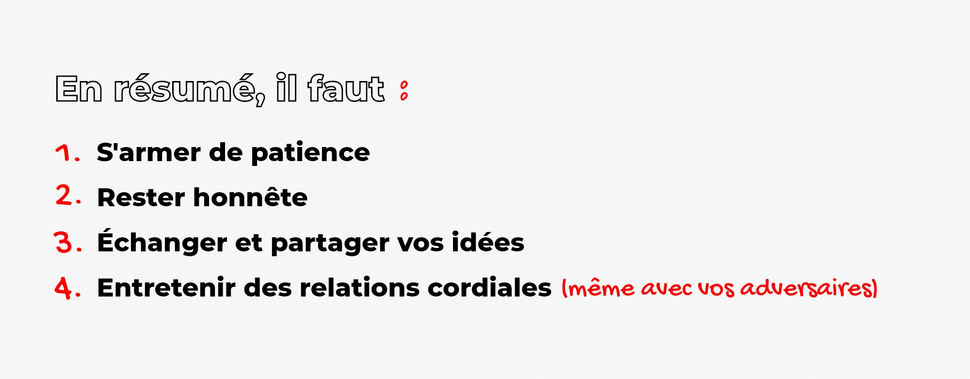 résumé – changer le monde