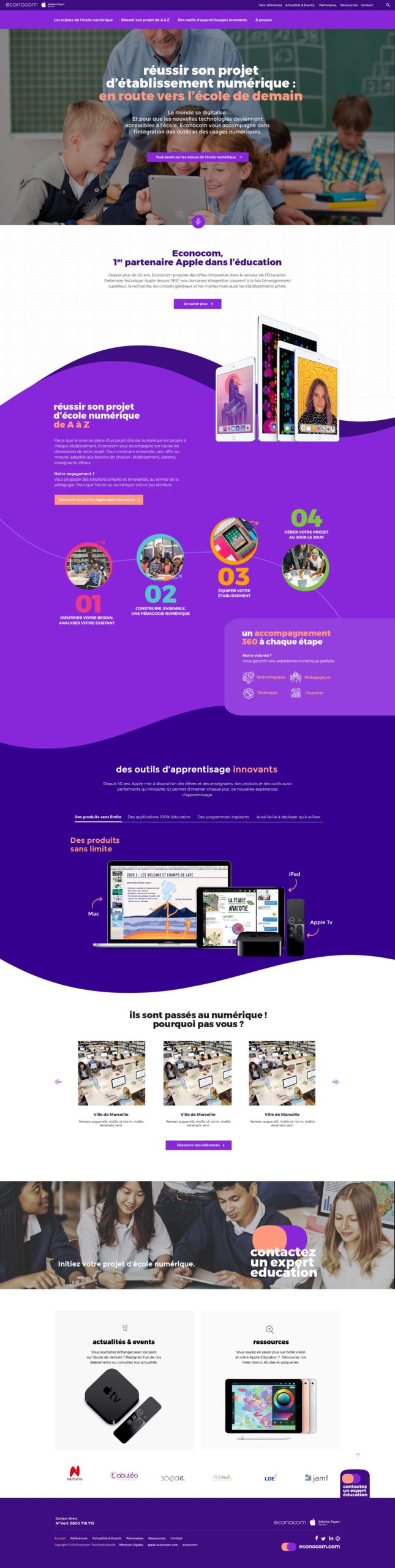 Apple Econocom Education Le Monde Change