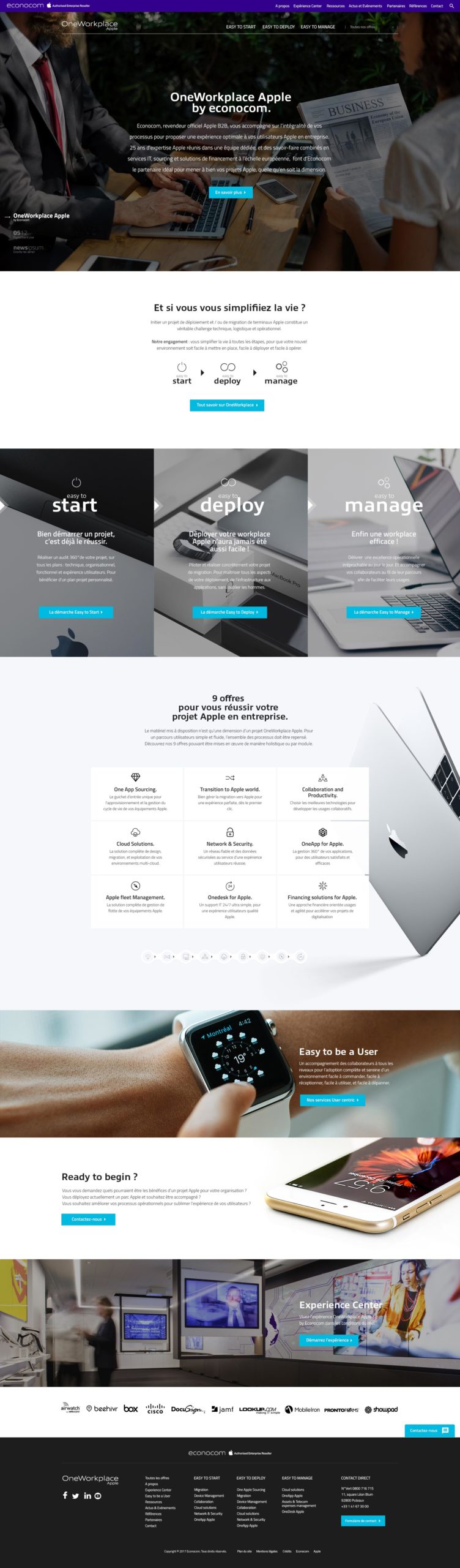 Econocom OneWorkplace HP Le Monde Change