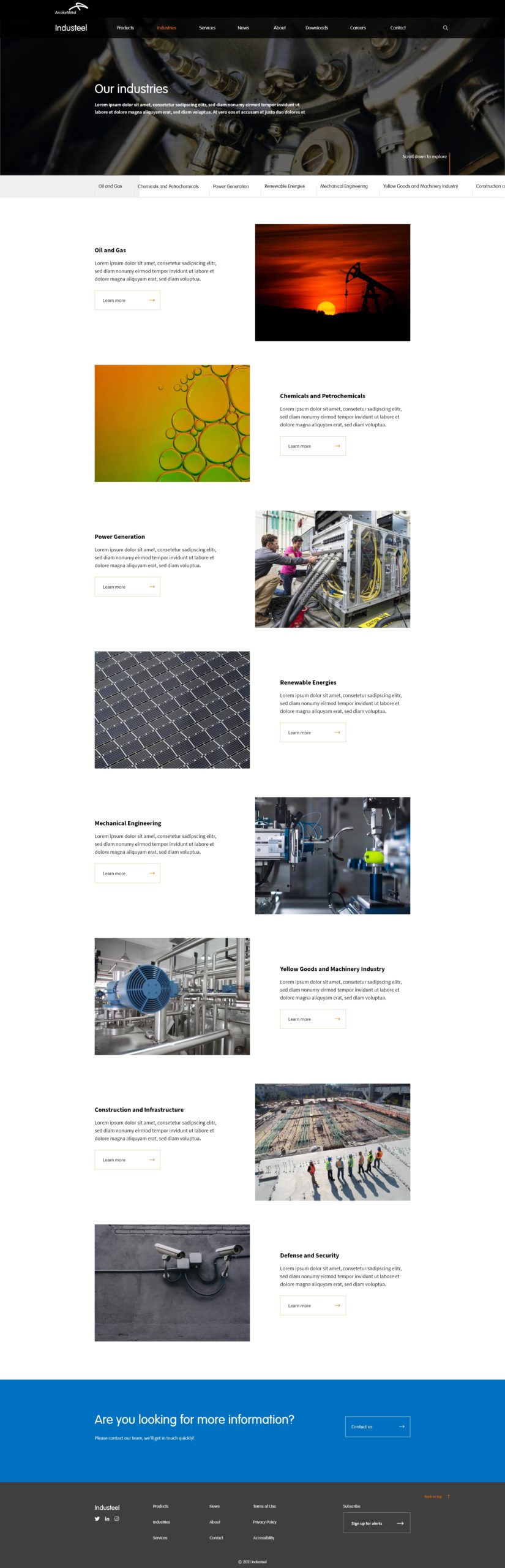 Industries Industeel