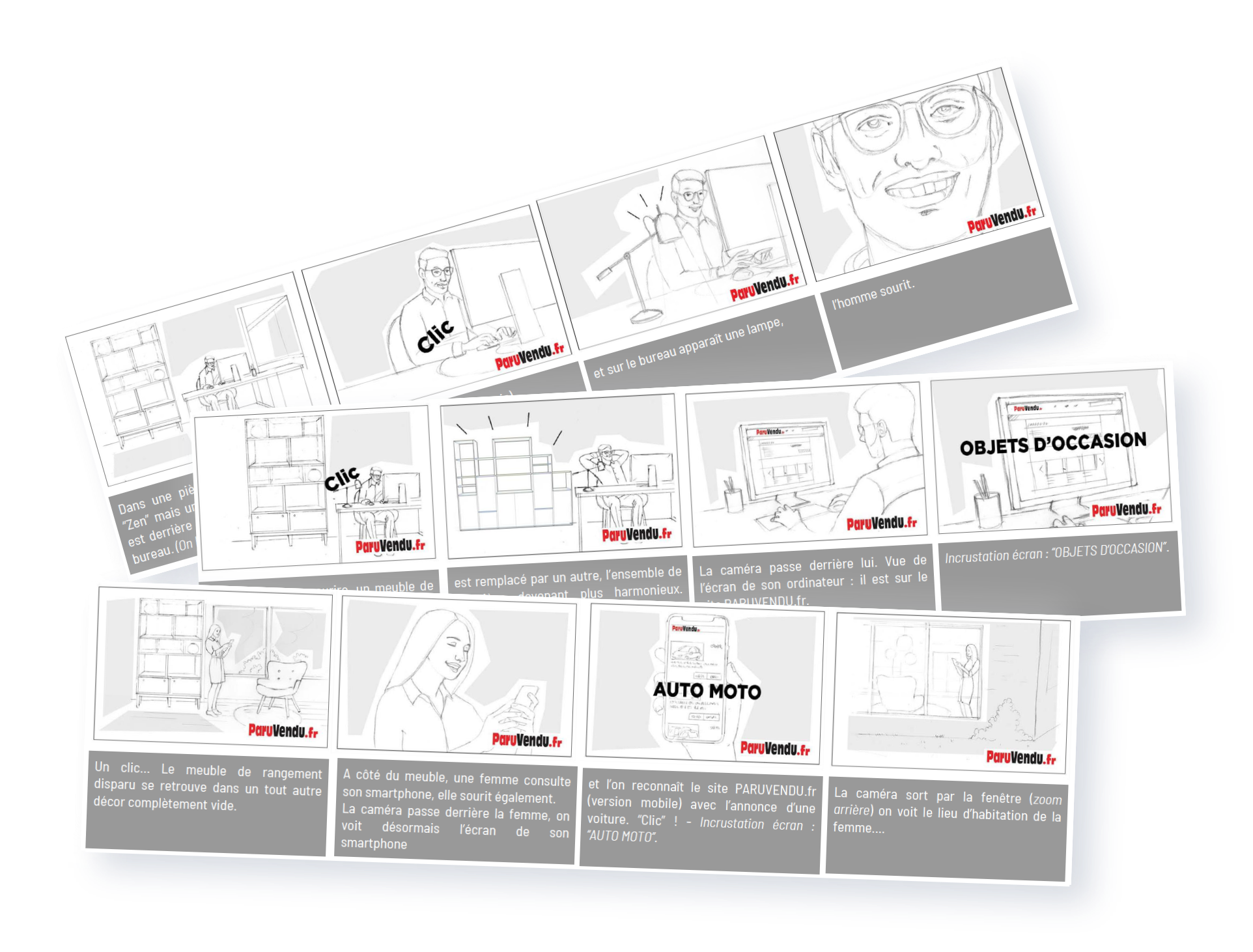 Storyboard ParuVendu.fr